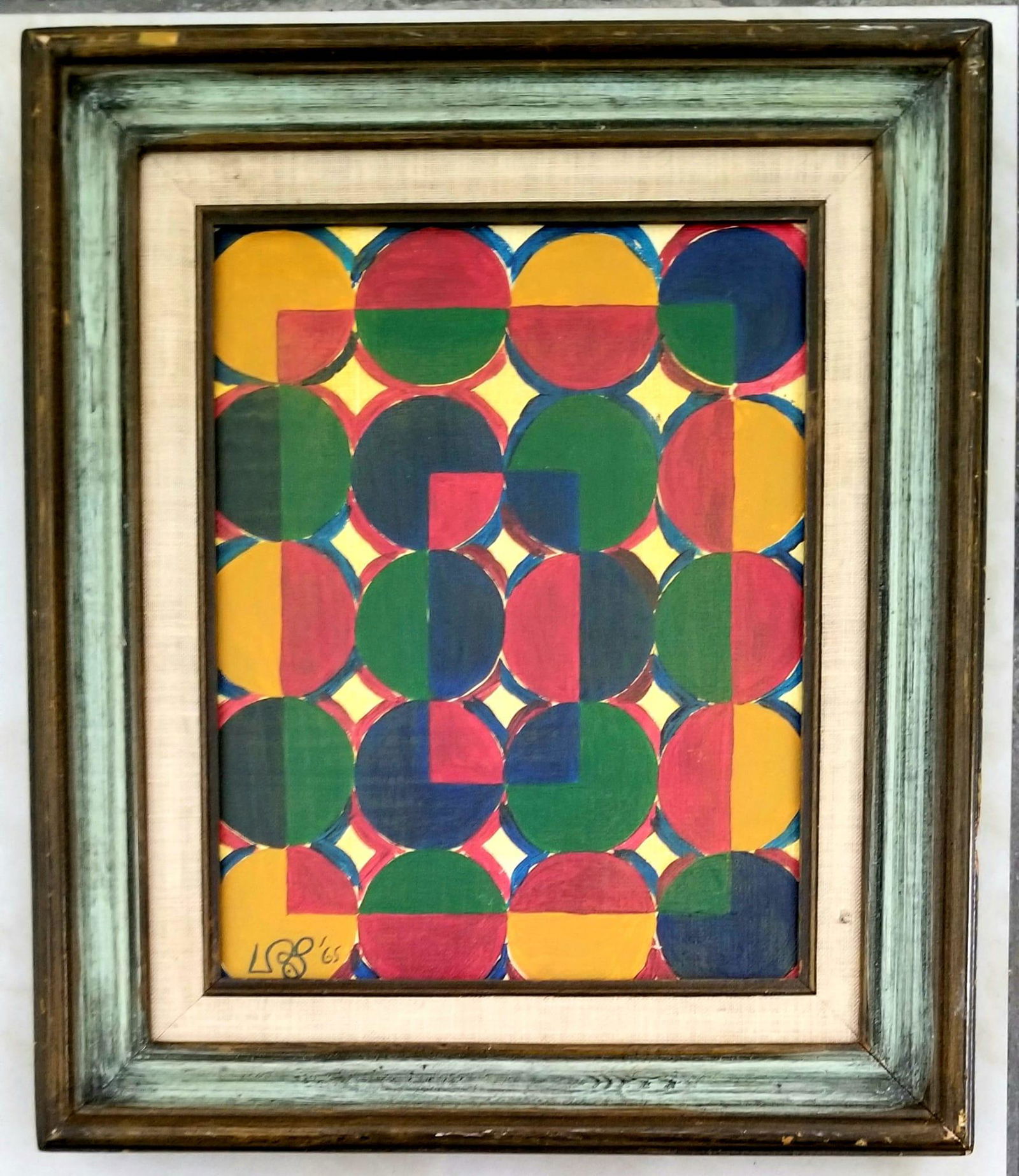 Amazing Leon Polk Smith Acrylic Canvas (1 of 2)