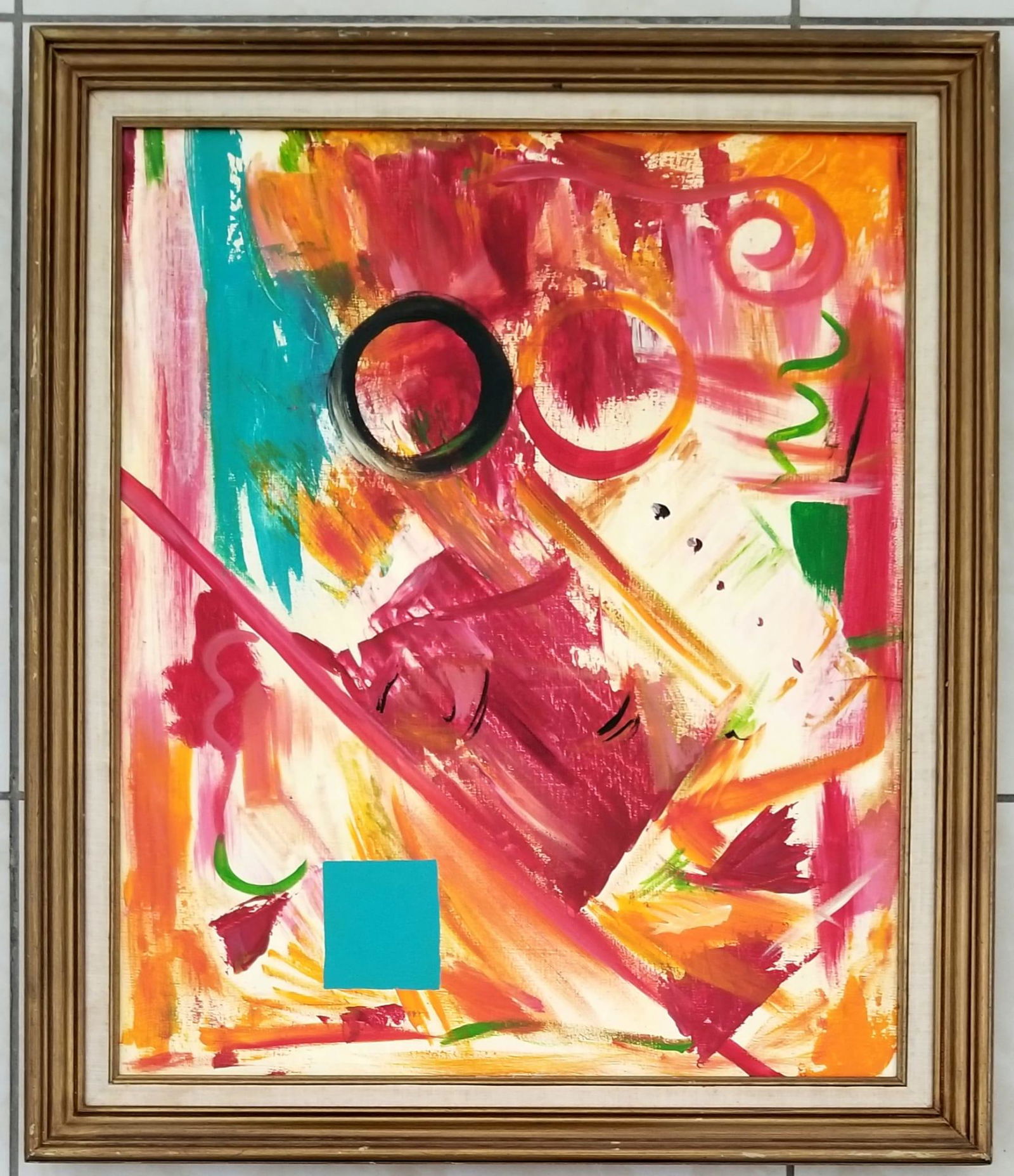 Amazing Dick Wray Oil Canvas: Beautiful Dick Wray oil canvas. 28 x 24 inches. Provenance: private owner. Biography: 1933 - 2011. Dick Wray was born in Houston, Texas in 1933. He attended the University of Houston School of Archite