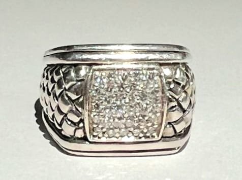 Amazing 925 Scott Kay Diamond Ring (1 of 8)
