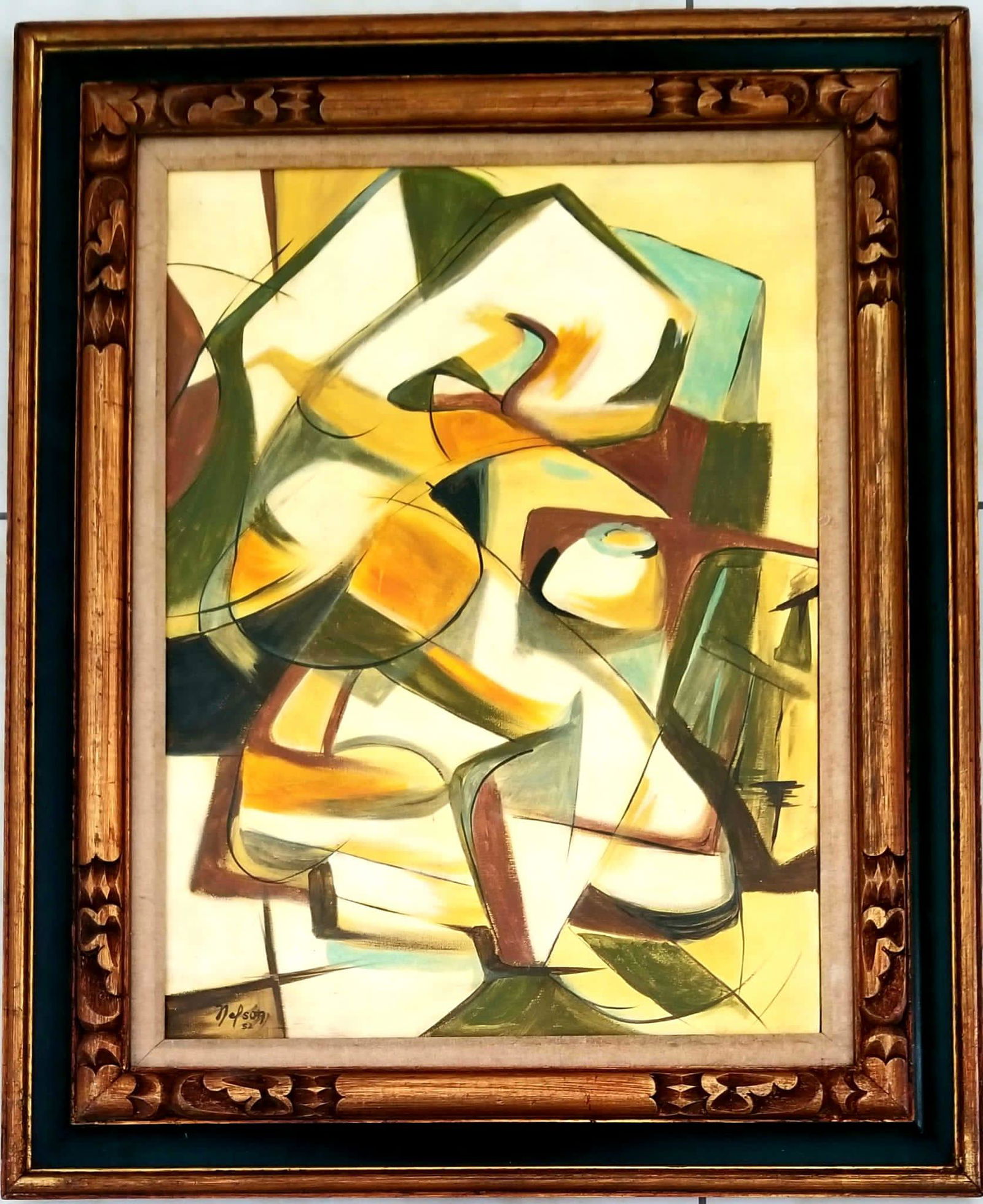 Amazing Leonard L Nelson 1952 Oil Canvas (1 of 2)