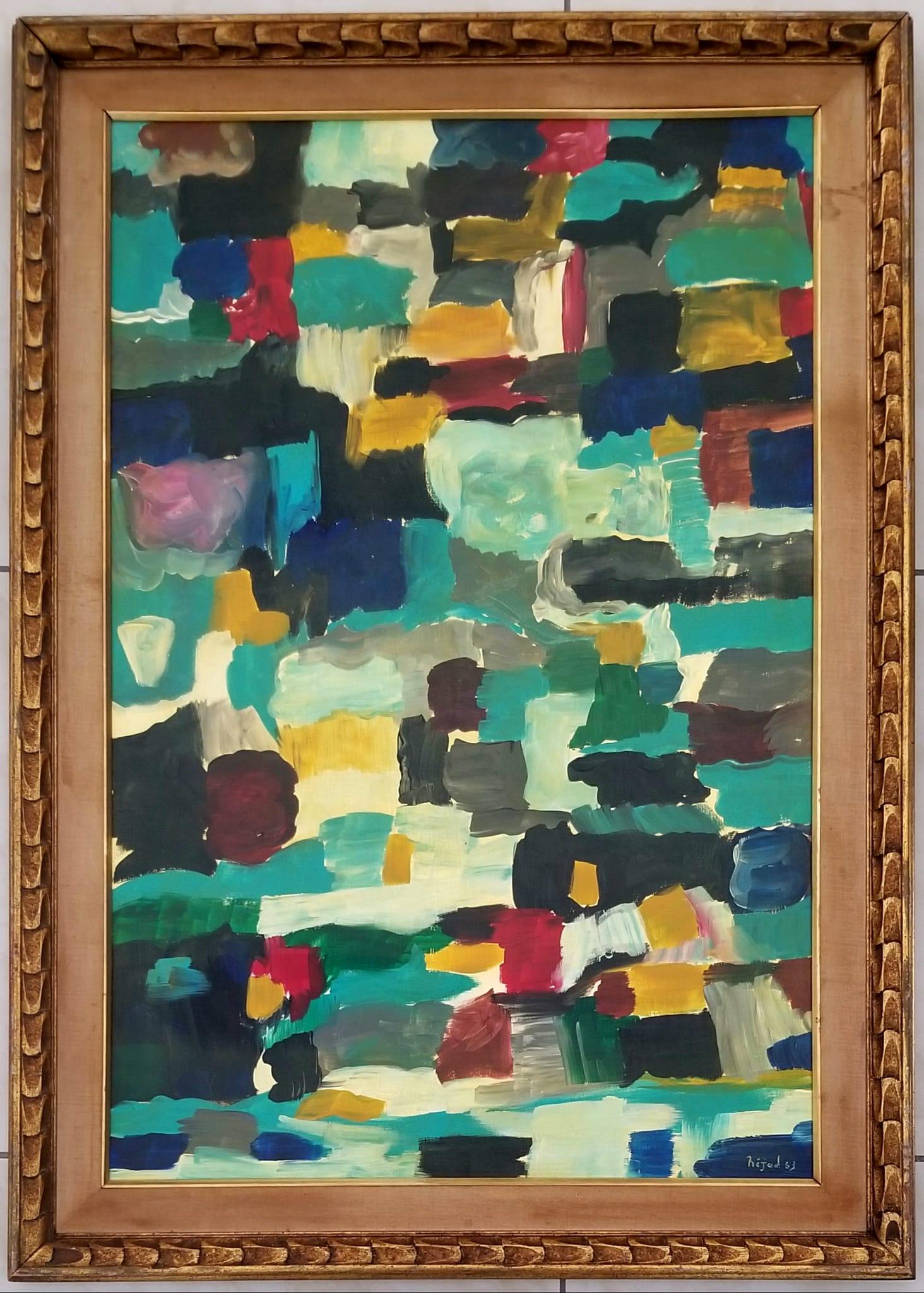 Amazing Nejad Melih Devrim 1963 Oil Canvas (1 of 2)