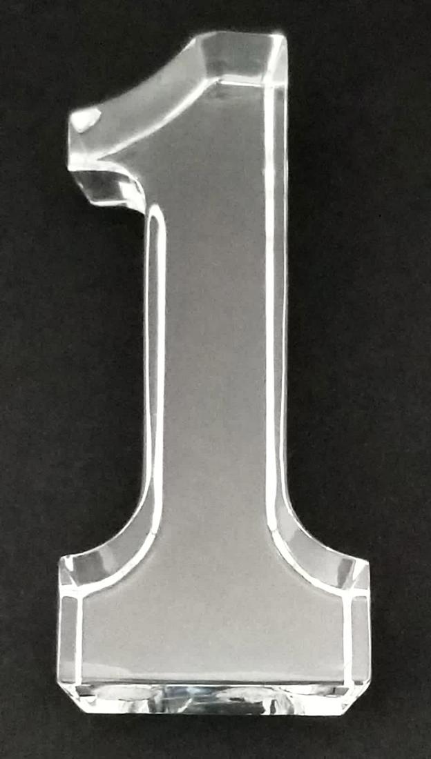 Amazing Baccarat France Number 1 Art Glass (1 of 6)