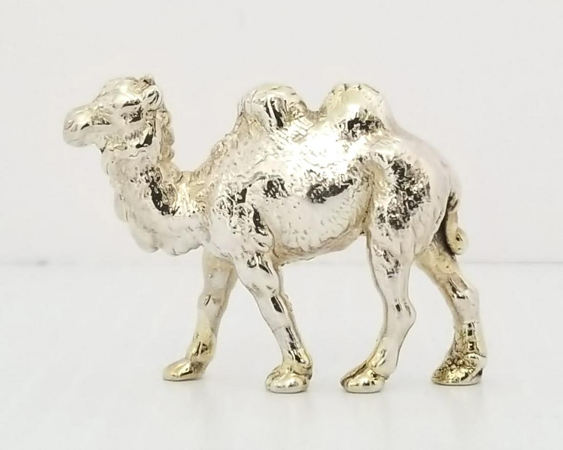 Amazing Sterling Silver Camel Sculpture (1 of 3)