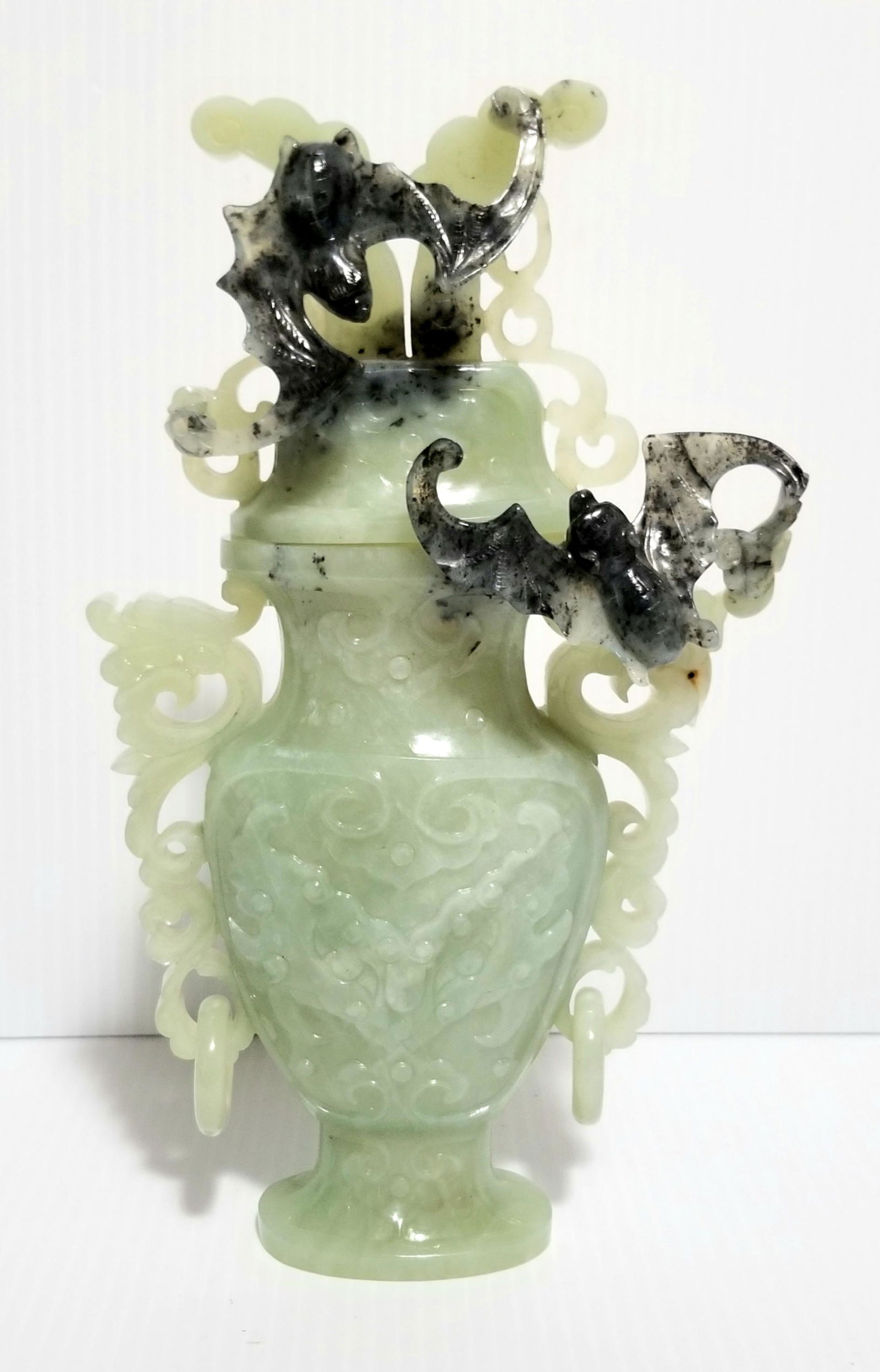 Amazing Old Hand Carved Urn Vase (1 of 6)