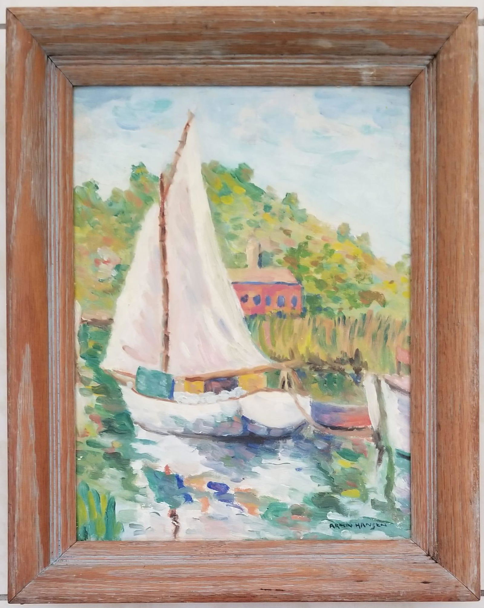 Amazing Armin Carl Hansen Oil Canvas Board (1 of 3)