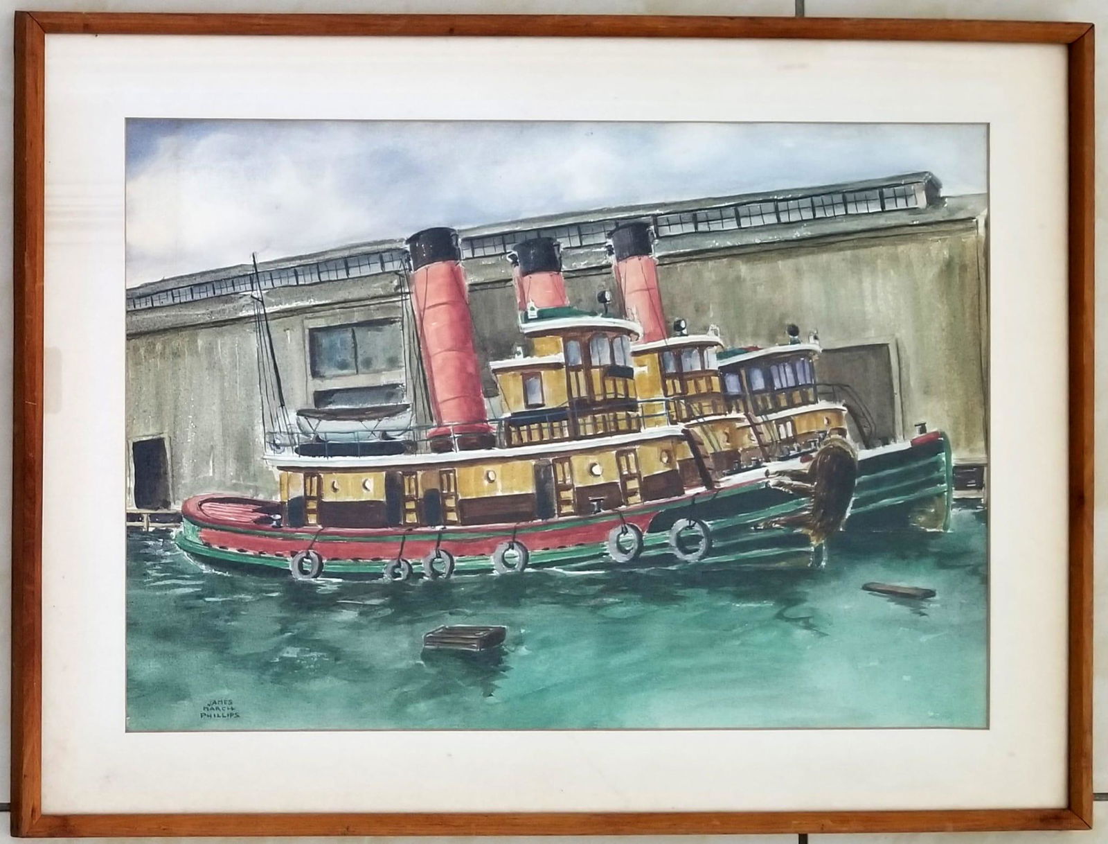 Amazing James March Phillips Watercolor (1 of 2)