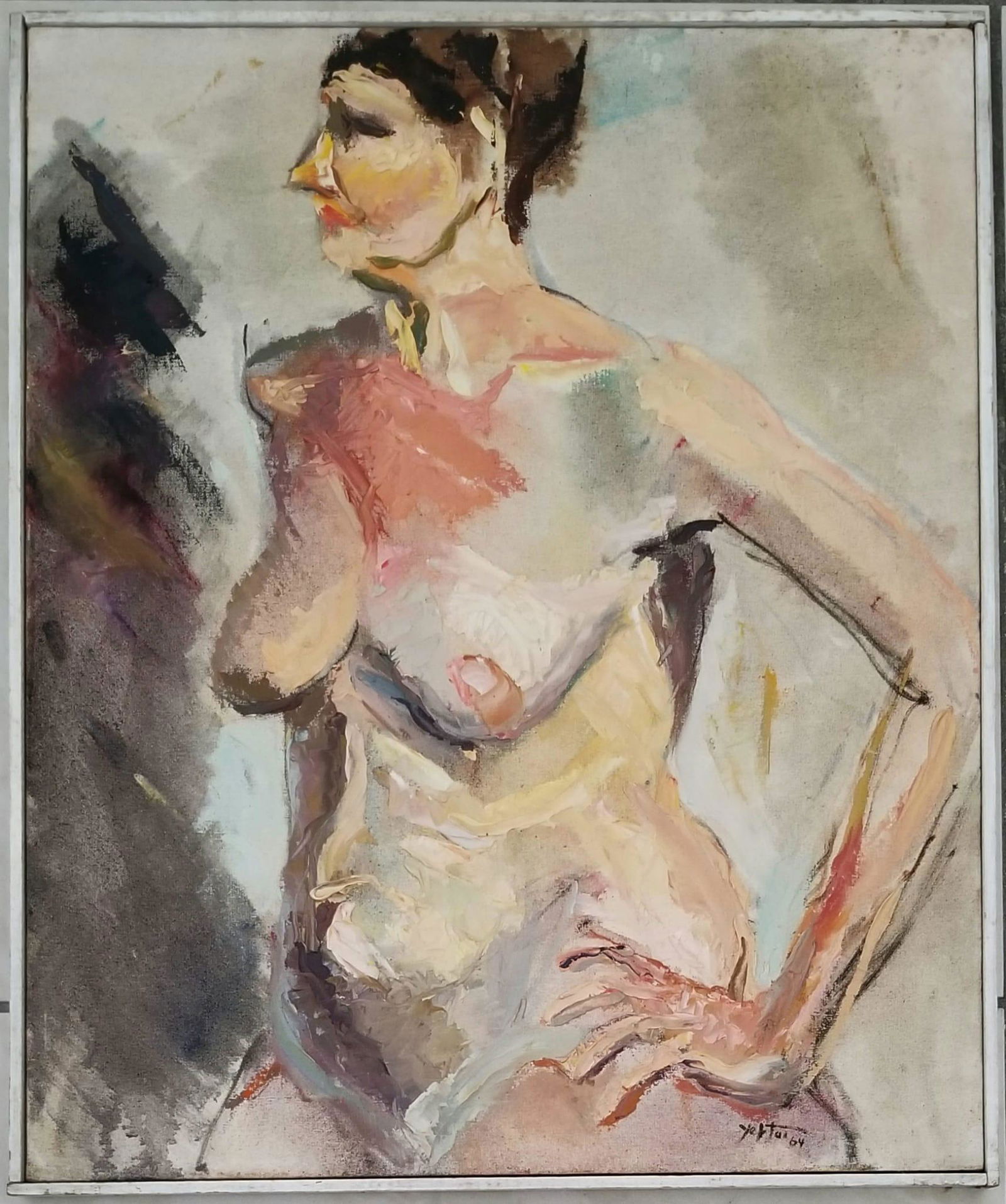 Amazing Manoucher Yektai Oil Canvas (1 of 3)