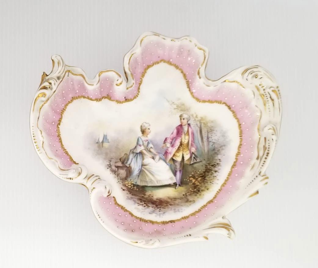 Amazing Sevres Morin Romantic Porcelain Bowl (1 of 6)