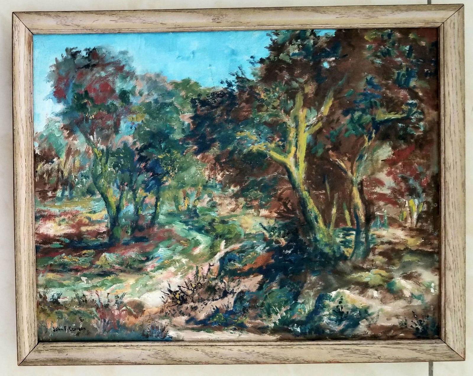 Amazing John Fabian Carlson Oil Canvas (1 of 2)