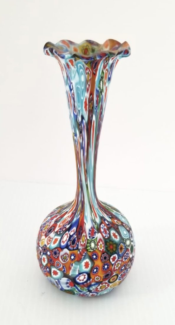 Amazing Murano Millefiori Art Glass Vase (1 of 4)