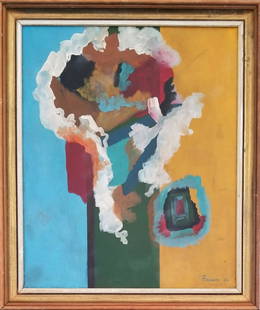 Amazing John Ferren 1963 Oil Canvas: Beautiful John Ferren oil canvas, 20.5 x 17.5 inches. Provenance: private owner. Biography: 1905 - 1970. Born in Pendleton, Oregon, in 1905, and raised in California, John Ferren briefly attended art