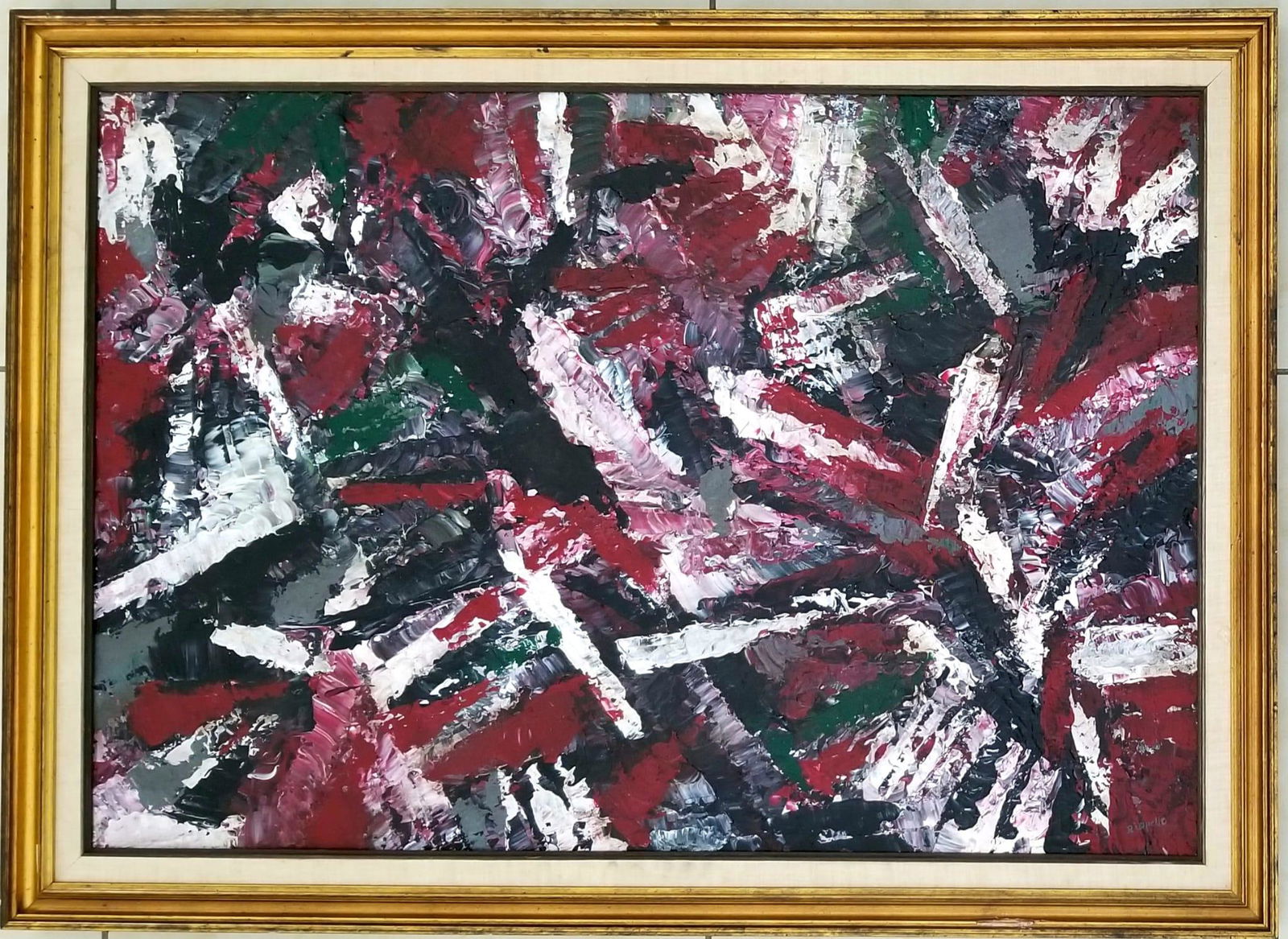 Amazing Jean-Paul Riopelle Oil Canvas (1 of 4)