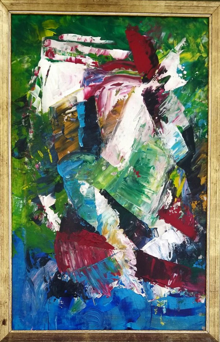 Amazing Leon Bellefleur Oil Canvas (1 of 2)