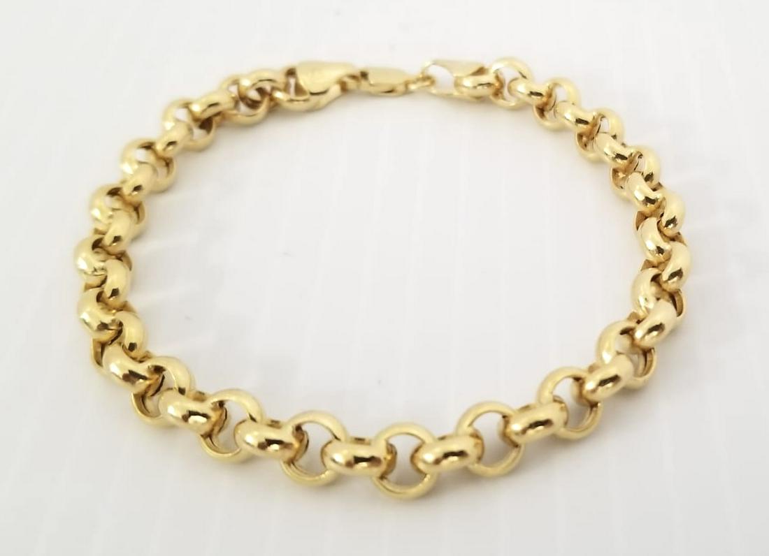 Amazing 14KT Gold SFG Modern Bracelet (1 of 5)