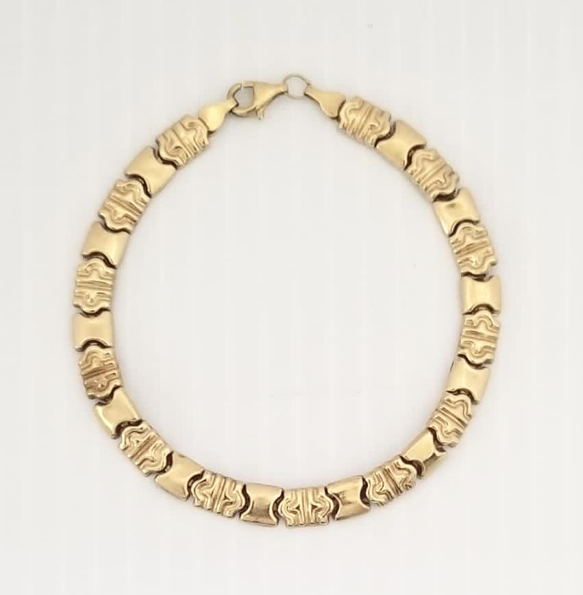 Amazing T&C 10KT Gold Modern Bracelet (1 of 6)