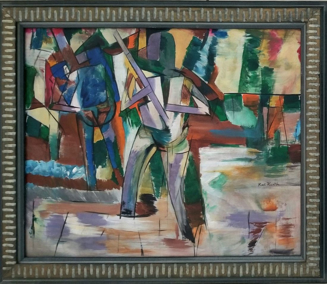 Amazing Karl Knaths Oil Canvas (1 of 2)