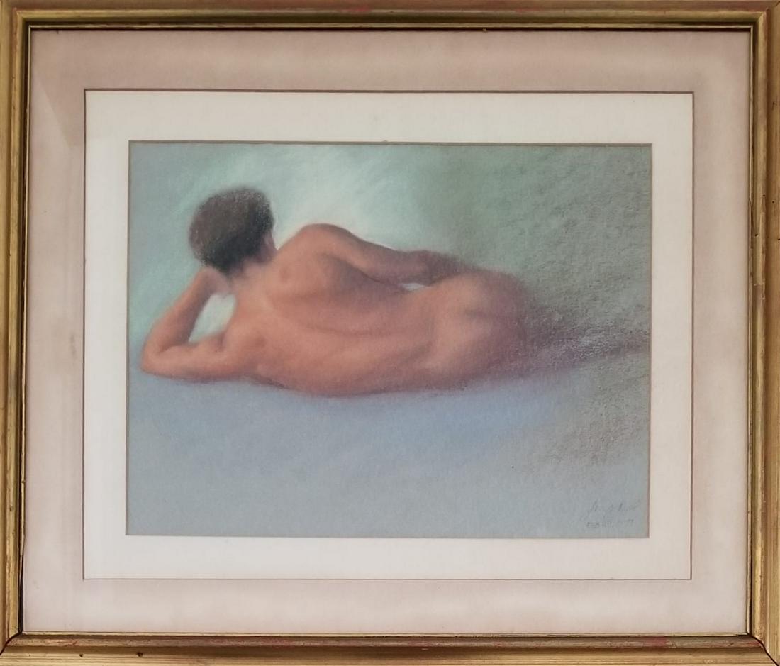Amazing Jose Tanig Joya 1977 Pastel Paper (1 of 3)