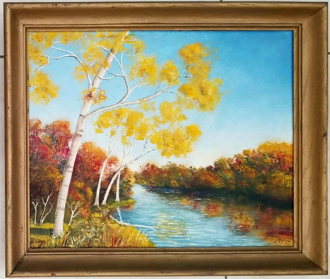 Amazing Raphael Lillywhite Oil Board (1 of 2)