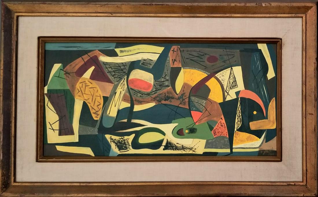 Amazing John Teyrel Oil Canvas (1 of 2)