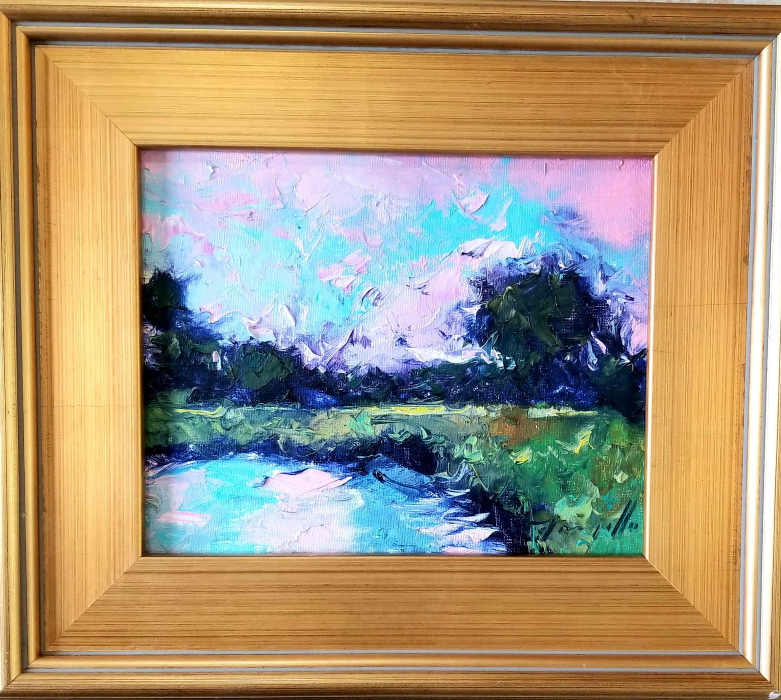 Amazing Jose Trujillo Oil Canvas Panel (1 of 4)