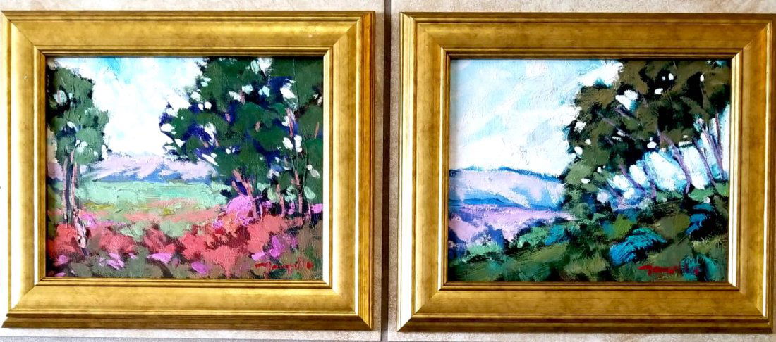 Amazing Jose Trujillo Oil Canvas Pair (1 of 5)