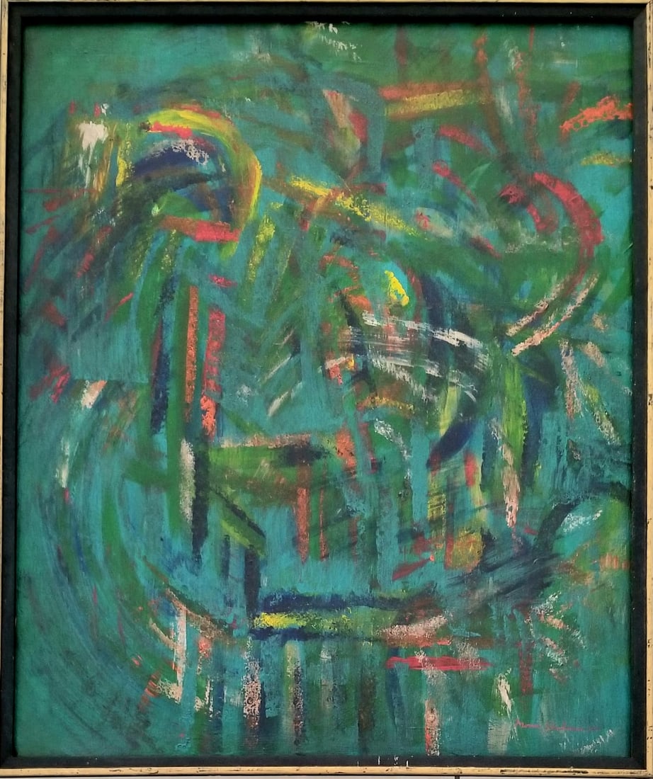 Amazing Morris M Shulman 1963 Oil Canvas (1 of 4)