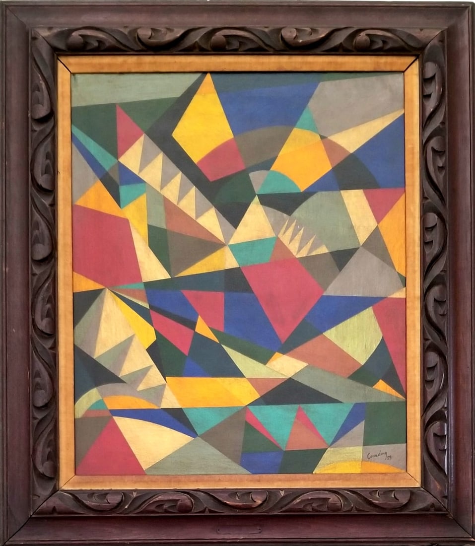 Amazing Gerald Coarding 1959 Oil Canvas (1 of 3)