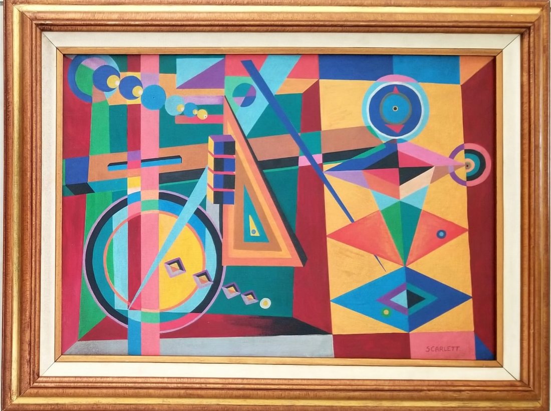 Amazing Rolph Scarlett Oil Canvas (1 of 2)