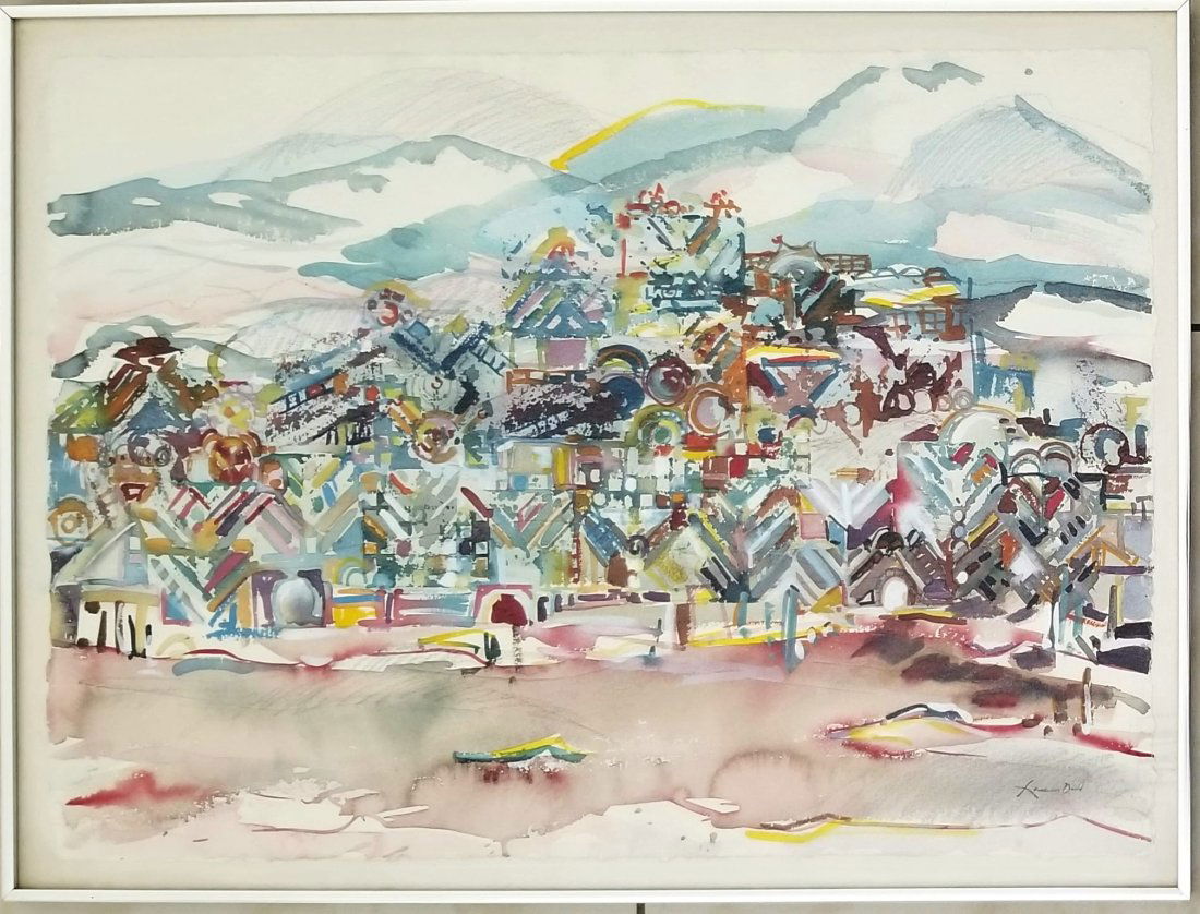 Amazing Lamar William Dodd Watercolor Paper (1 of 3)