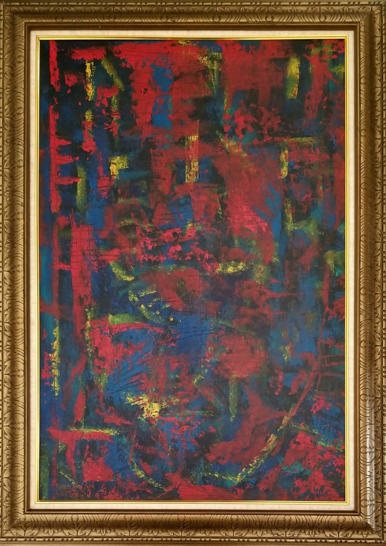 Amazing Fahr El Nissa Zeid Oil Canvas (1 of 2)