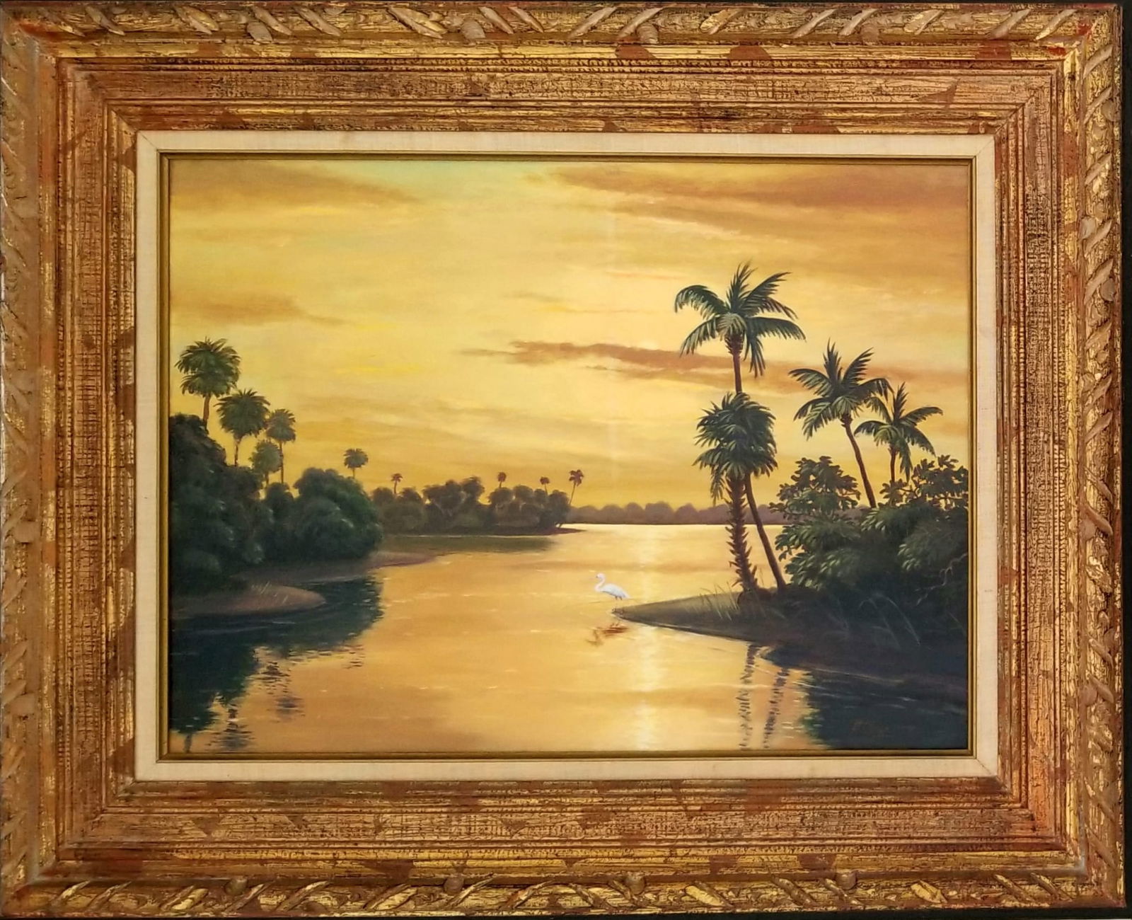 Amazing George Buckner Florida Oil Canvas (1 of 2)