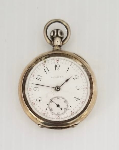 Amazing Tiffany & Co. Sterling Pocket Watch (1 of 9)