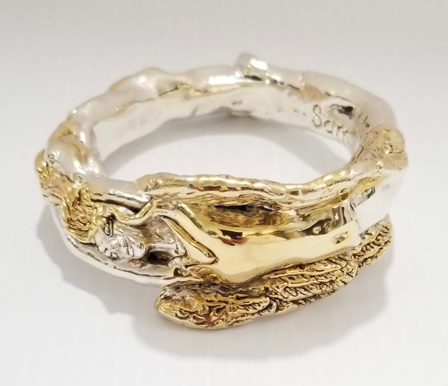 Amazing Sam Philipe 925 Gold Tone Bracelet (1 of 6)