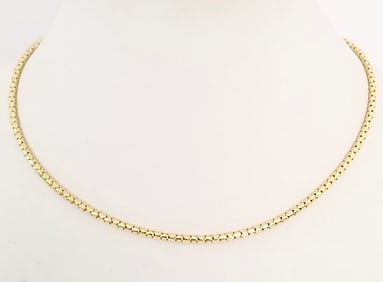 Amazing 14KT Gold Modern Necklace