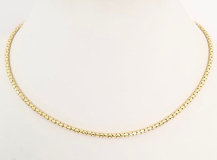 Amazing 14KT Gold Modern Necklace
