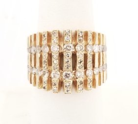 Amazing 14KT Gold Diamond Ring