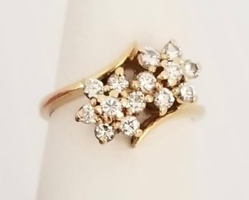 Amazing 14KT Gold Dimond Ring