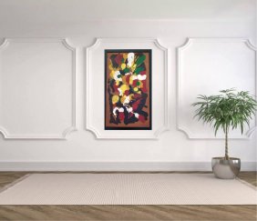 Amazing Man Ray 1957 Acrylic Mansonite