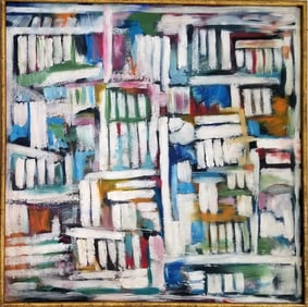 Amazing Solomon Ethe 1963 Oil Canvas