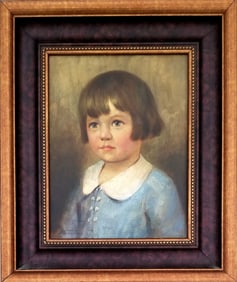 Amazing Marie Mizzi Wunsch Child Portrait Oil Canvas