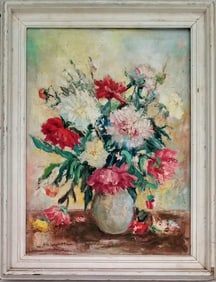 Amazing Colin Campbell Cooper Still Life Oil Canvas