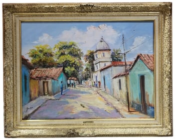 Amazing Nano Villanueva 1982 Oil Canvas