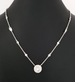 Amazing 925 Sterling Silver ZC Necklace