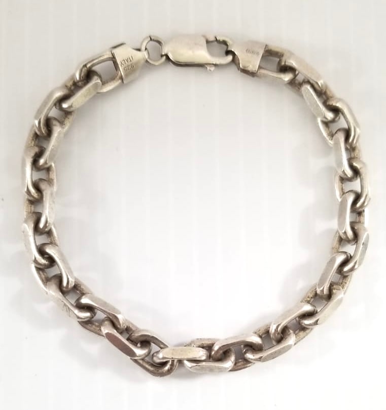Amazing Italy 925 Sterling Art Deco Bracelet (1 of 5)