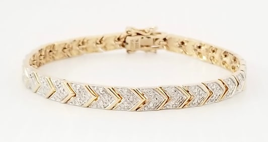 Amazing 925 Sterling Silver Zirconia Bracelet