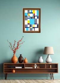 Amazing Charmion Von Wiegand 1960 - 1961 Oil Canvas