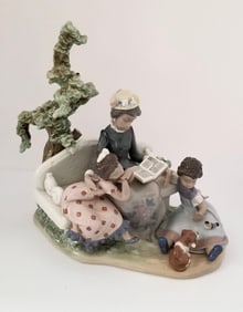 Amazing Lladro Spain Family Roots Porcelain Figurine