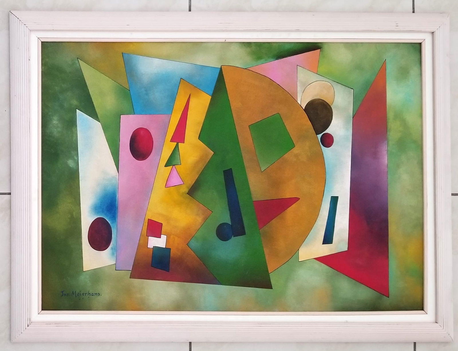 Amazing Joseph Meierhans Oil Masonite (1 of 2)