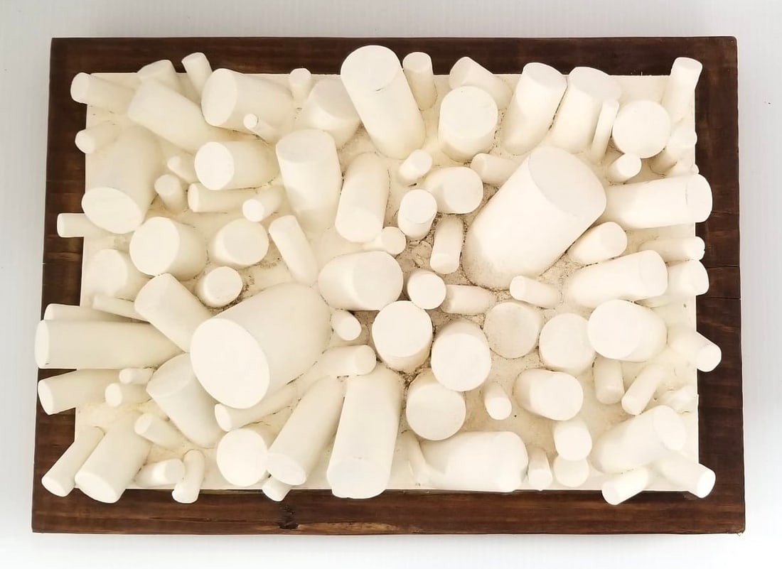 Amazing Sergio Camargo Wood Sculpture: Beautiful large Sergio Camargo wood sculpture, # 194, frame: 16 x 11 inches. Provenance: private owner. Biography: 1930 - 1990. Sergio Camargo was born in Rio de Janeiro, Brazil, with Argentinian root