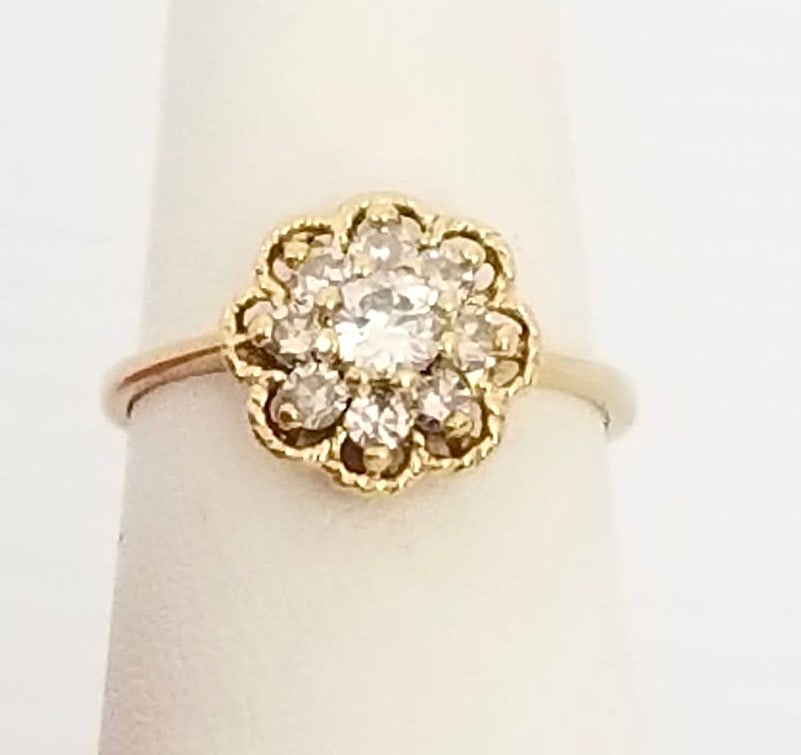 Amazing 14KT Gold 1CT Diamond Ring (1 of 5)